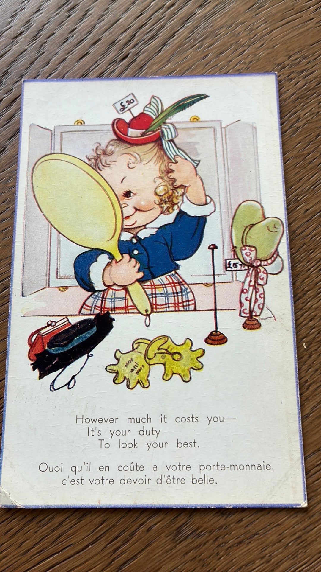Mabel Lucie Attwell.Wat het ook kost, je moet er goed uitzie, Ophalen of Verzenden, Ongelopen