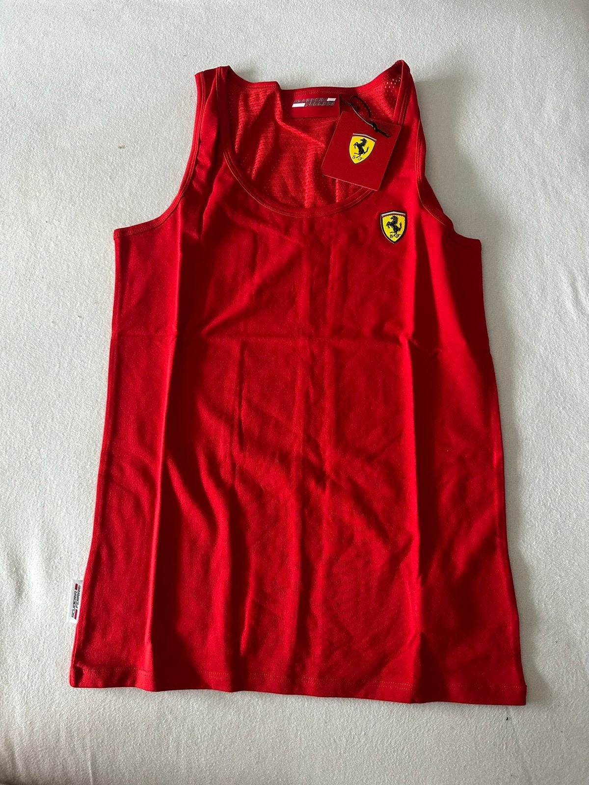 Ferrari Scuderia Dames Tanktop Rood Maat S Nieuw, Nieuw, Ophalen of Verzenden, Rood, Maat 36 (S)