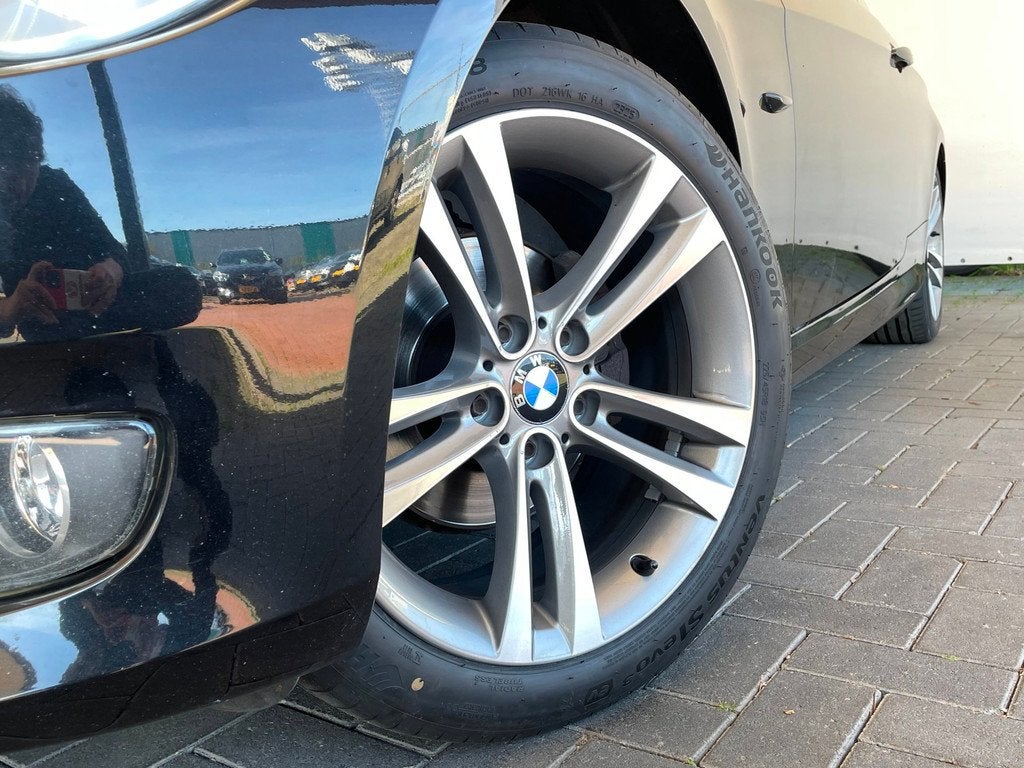 BMW 3-serie Cabrio 318i|Velgen & Banden Nieuw|Stoelverwarmin, Auto's, Euro 5, Zwart, 4 stoelen, Zwart