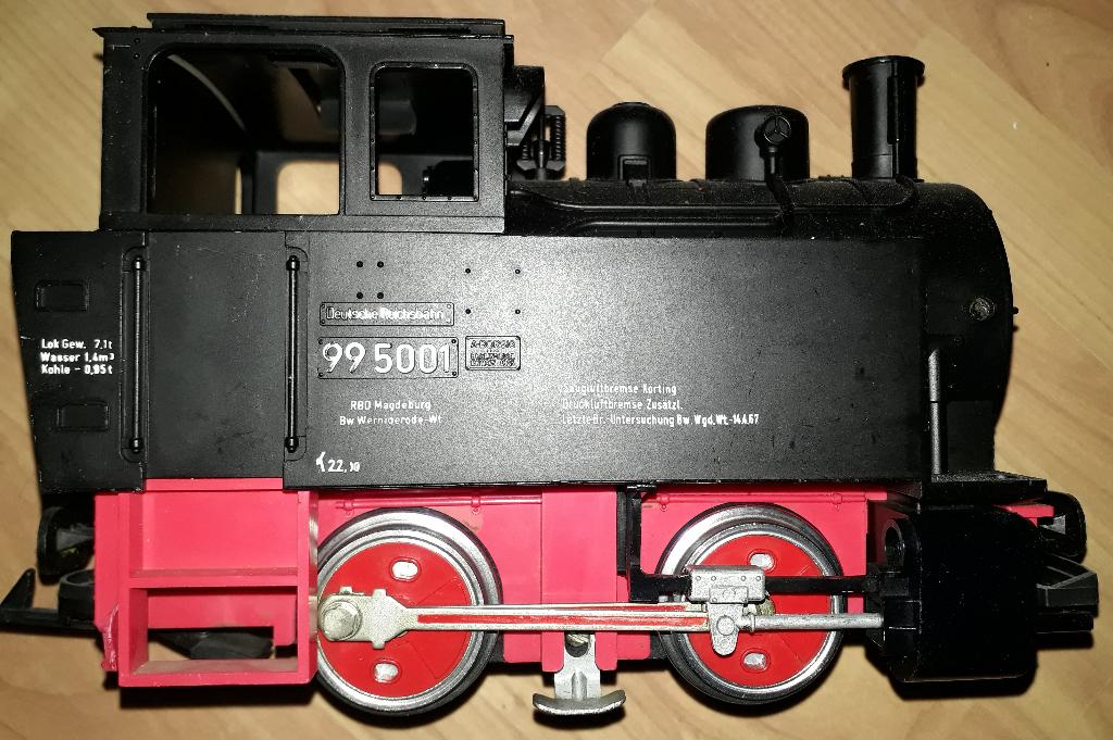LGB stoomlok Nr 2075, "Kleine Dicke""zwart € 79, Hobby en Vrije tijd, Gebruikt, Ophalen of Verzenden, LGB, Analoog