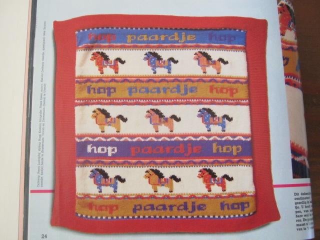Breipatroon  Baby deken  Paard Paardje    nr 8791, Verzenden, Nieuw, Breien, Patroon of Boek