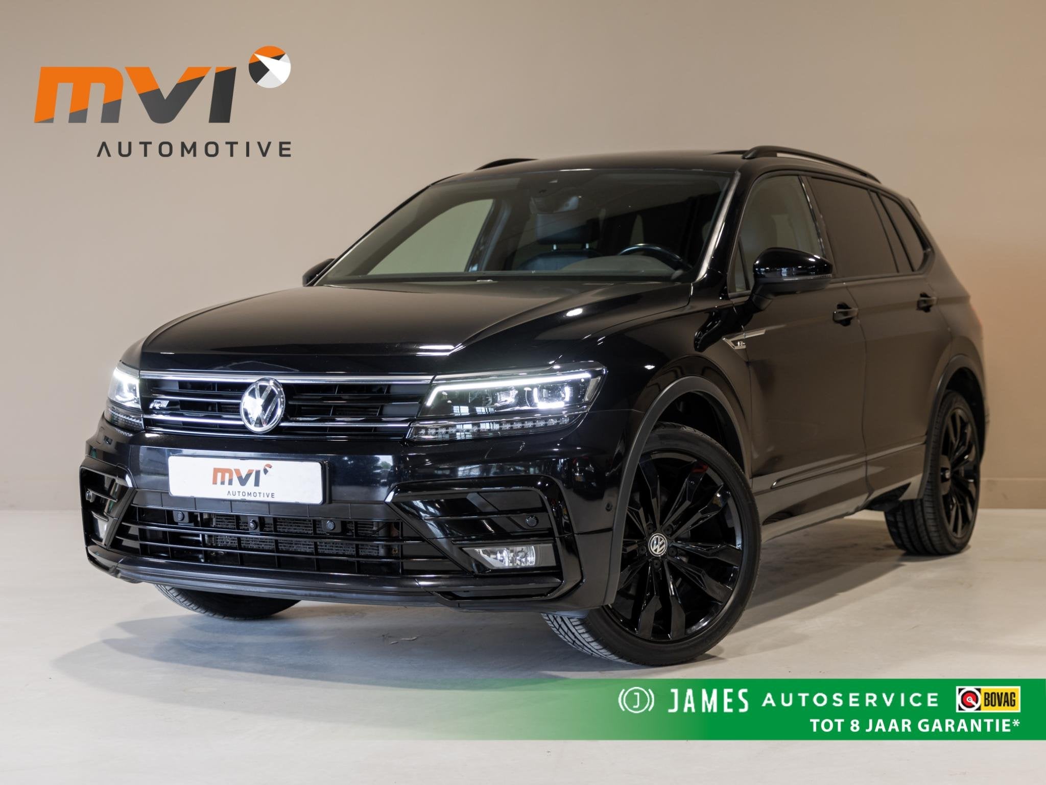 Volkswagen Tiguan Allspace 1.5 TSI 2x R-Line Blackstyle / 15, Auto's, 1502 kg, Gebruikt, Zwart, Bedrijf
