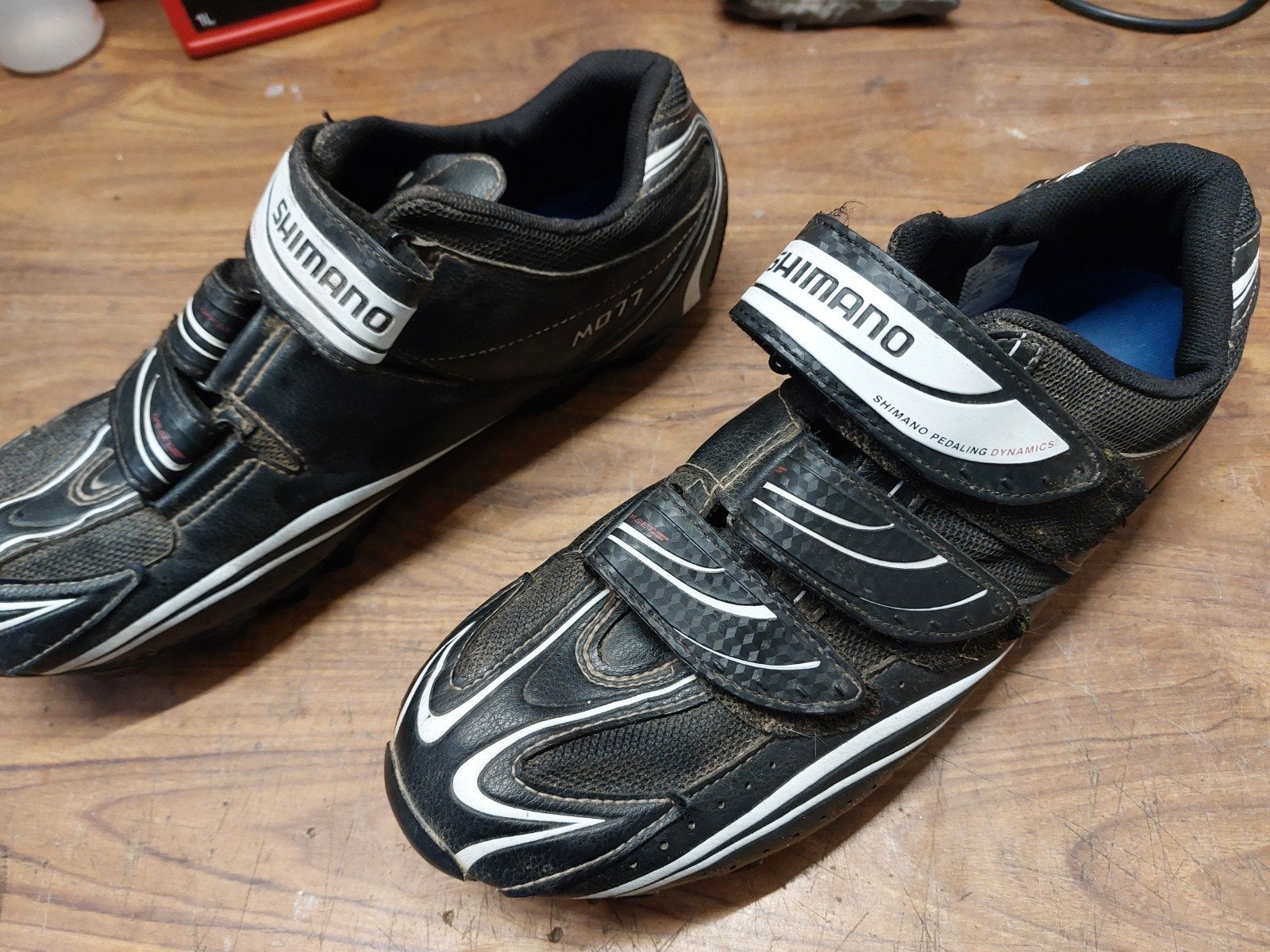 Shimano MD77 SPD fietsschoenen - Maat 47, Fietsen en Brommers, Fietsaccessoires | Fietskleding, Ophalen, Gebruikt, Heren, Schoenen
