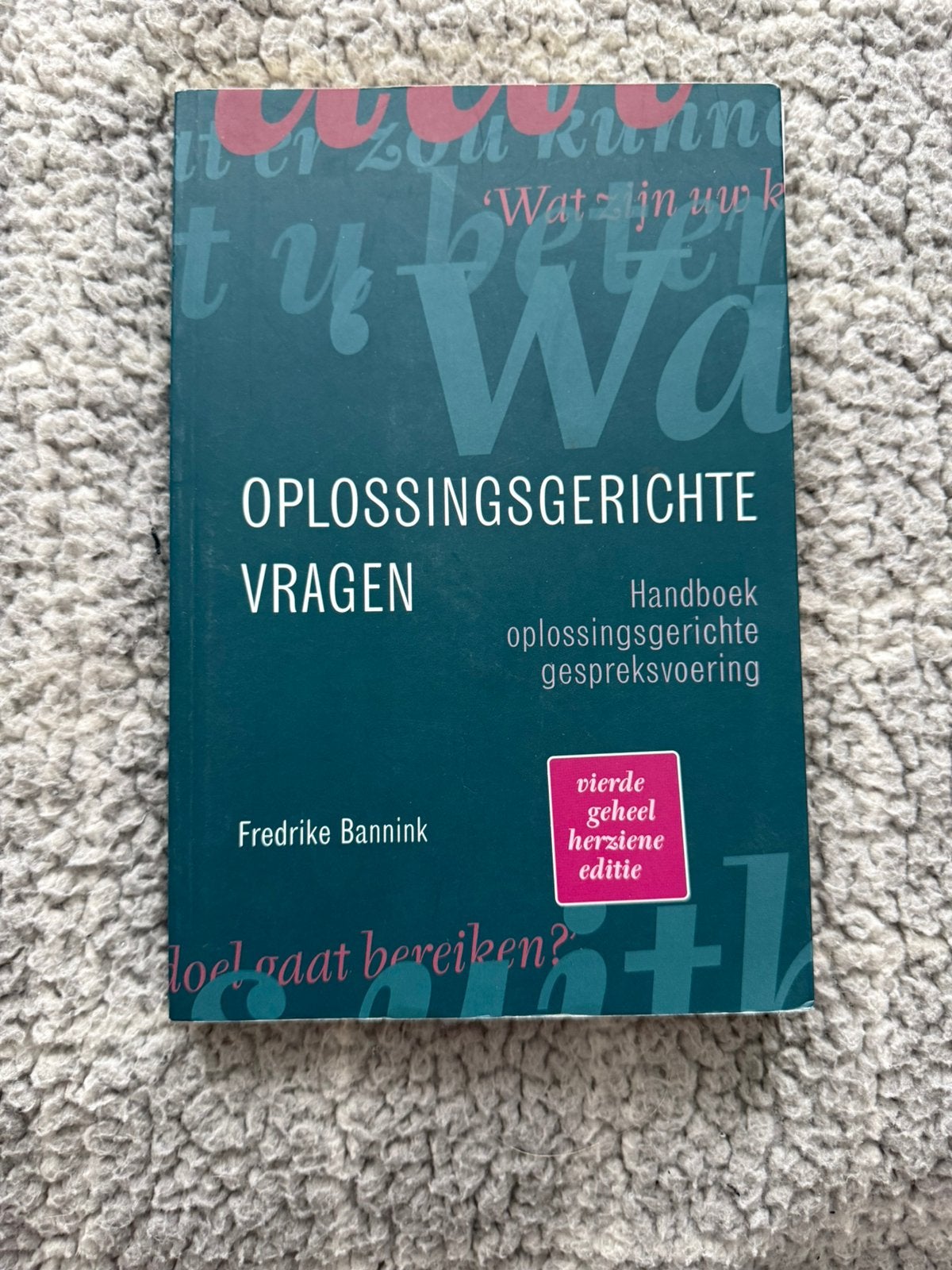 Oplossingsgerichte vragen, Ophalen of Verzenden, Gamma, Zo goed als nieuw, HBO