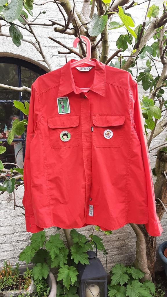 Scoutfit damesbloes leiding maat 42 z.g.a.n., Verzamelen, Scouting, Ophalen of Verzenden, Zo goed als nieuw, Kleding