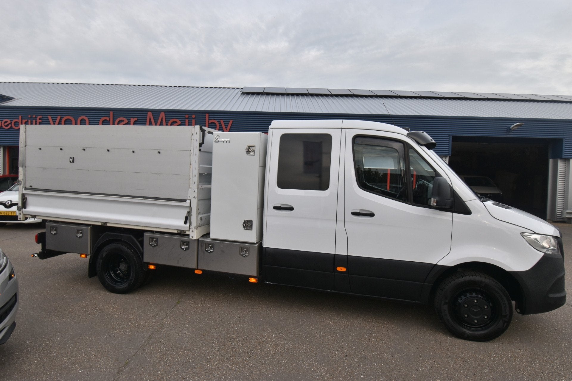 Mercedes-Benz Sprinter 314 2.2 CDI L3 DC EURO VI-D , KIPPER, Automaat, Verwarmde buitenspiegels, Gebruikt, Wit