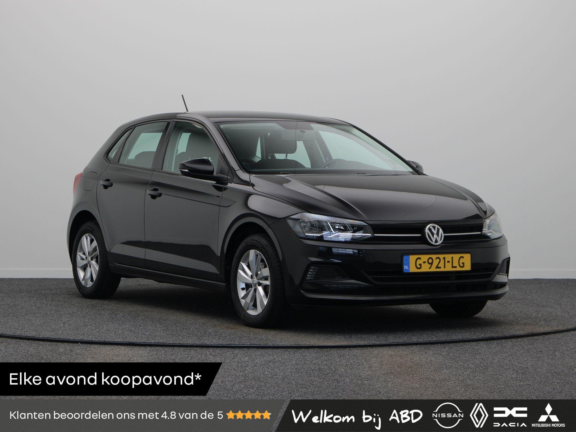 Volkswagen Polo 1.0 TSI 95pk Beats | Cruise control | Lichts, Voorwielaandrijving, Stof, Zwart, Bedrijf