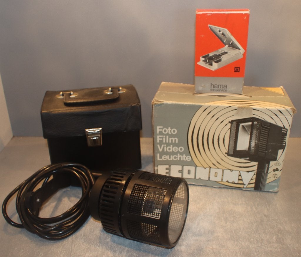 2 Filmlampen en HAMA filmsnijder, Verzamelen, Ophalen of Verzenden, 1960 tot 1980, Overige typen