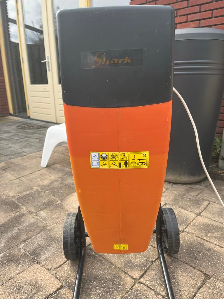 Shark Hakselaar LGS 2500L - Krachtige Tuinhakselaar, Tuin en Terras, Ophalen of Verzenden, Gebruikt, Elektrisch