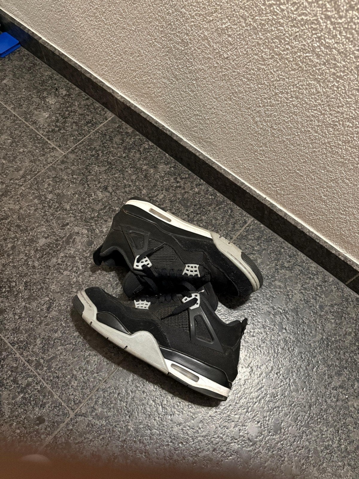 Jordans black 4 canvas, Kleding | Heren, Schoenen, Ophalen of Verzenden, Zwart