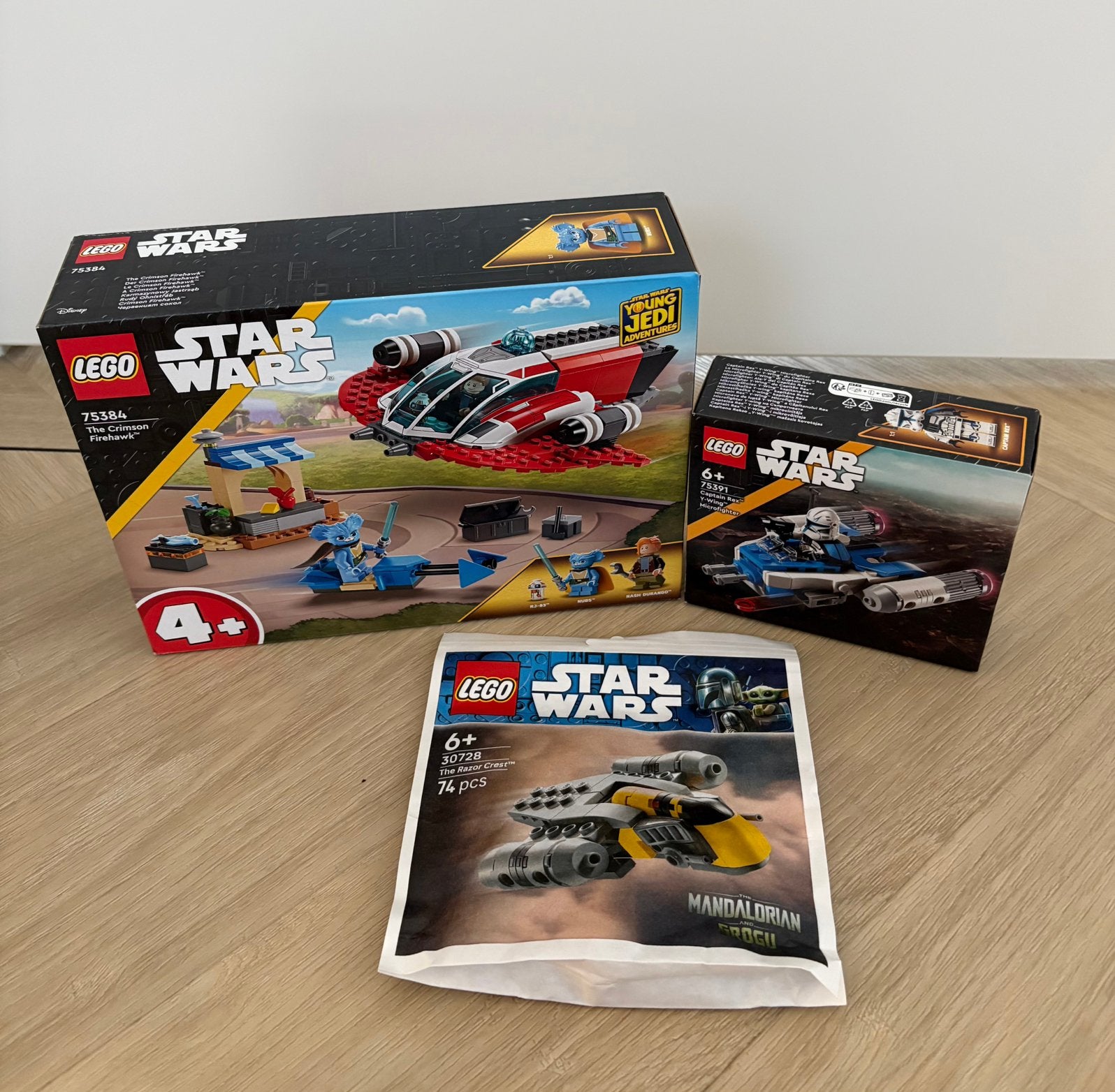 Lego Star Wars bundel 75384 + 75391 + 30728 nieuw en sealed, Star Wars, Lego, Nieuw, Ophalen of Verzenden
