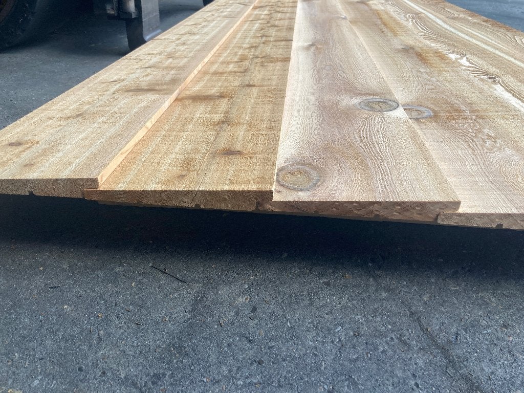 Zweeds rabat potdekseldelen schutting Red Cedar 12/24x170mm, Ophalen, Planken, Nieuw, Hardhout