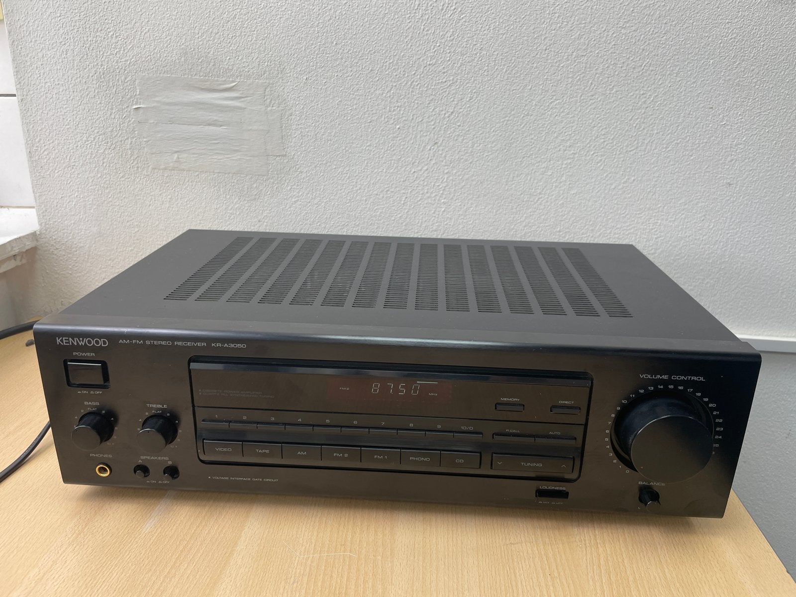 Vintage Kenwood KR-A3050 Stereo Receiver - Goede Staat, Audio, Tv en Foto, Gebruikt, 60 tot 120 watt, Nvt, Stereo