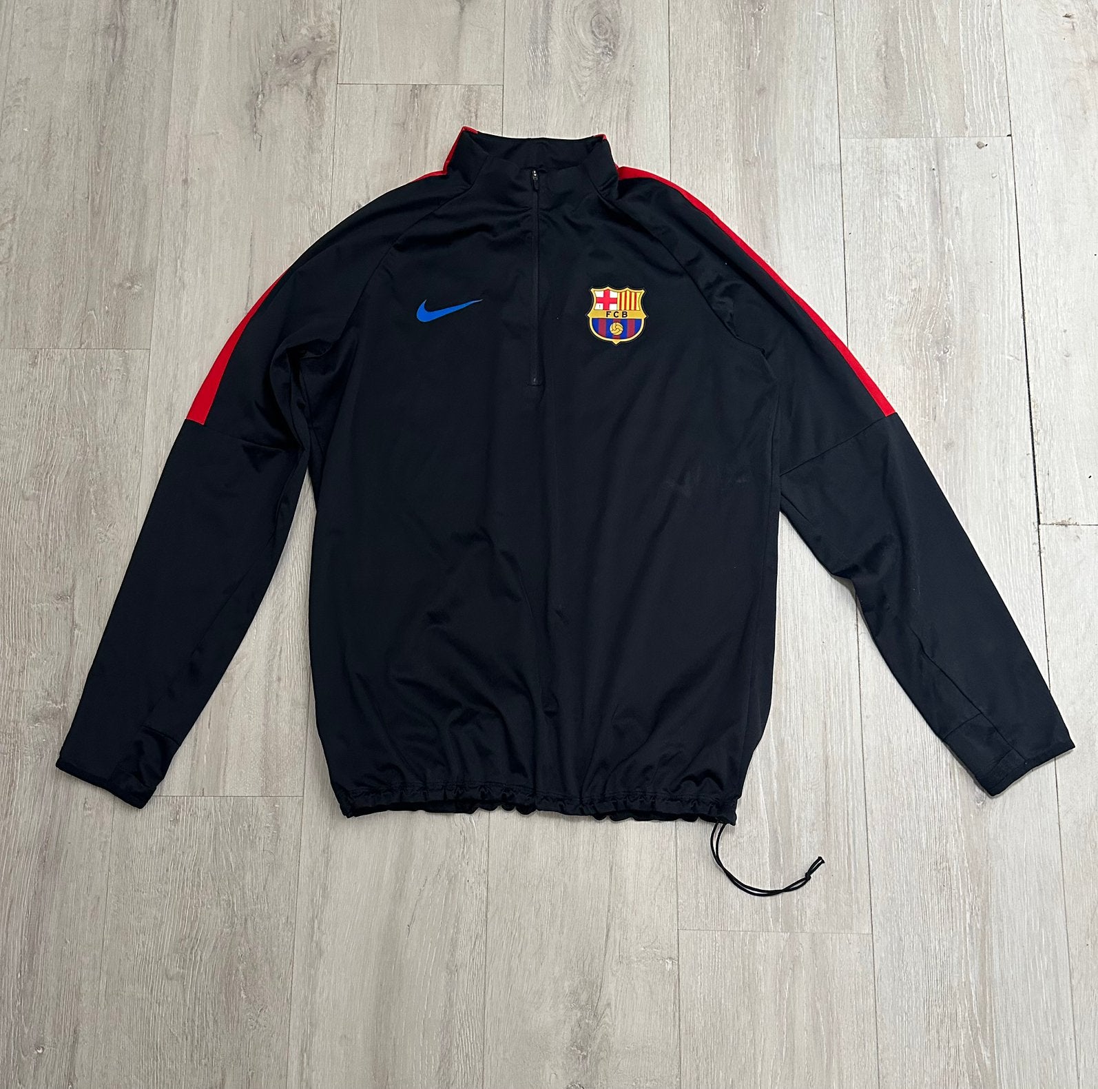 Fc Barcelona trui vest nike, Ophalen of Verzenden, Gedragen, Maat 52/54 (L), Zwart