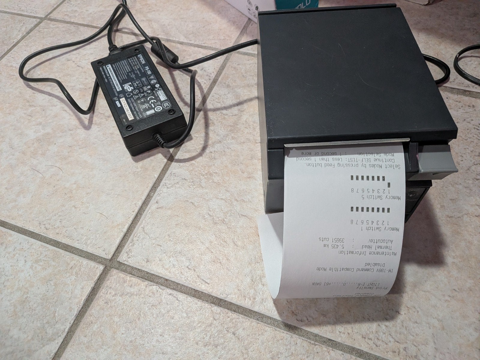 Epson TM-T70II bonprinter met Ethernet module, Computers en Software, Printers, Zwart-en-wit printen, Printer, Epson, Ophalen of Verzenden