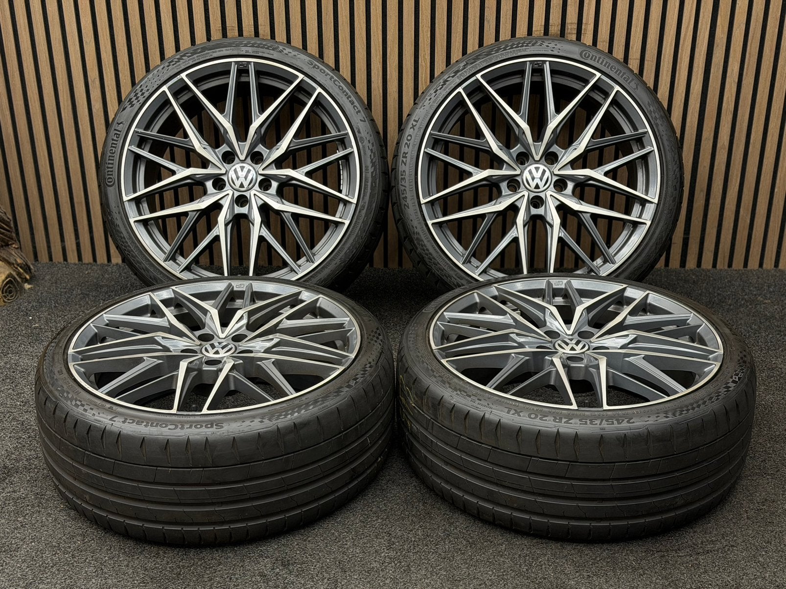20 inch OZ MSW50 VW Arteon Formentor 5x112 ET35 Continental, Ophalen, 245 mm, ., Banden en Velgen