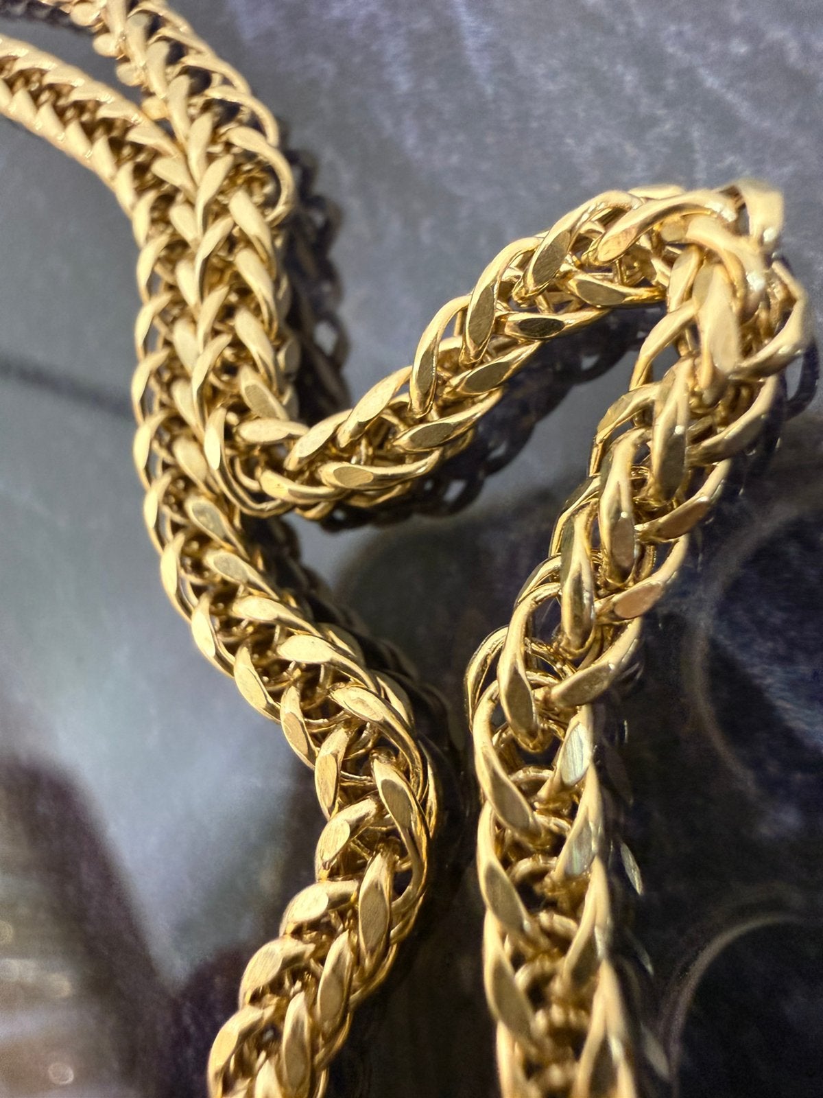 Prachtige 14 karaats gouden vossenstaart ketting 50 cm 2.9mm, Ophalen of Verzenden, Nieuw, Goud, Goud