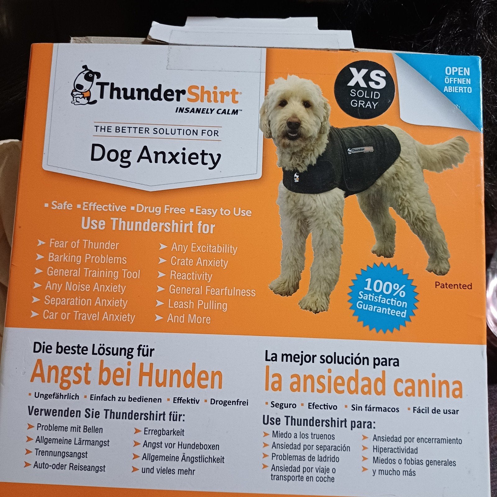 Thunder shirt voor bange honden XS, Dieren en Toebehoren, Ophalen of Verzenden, Nieuw