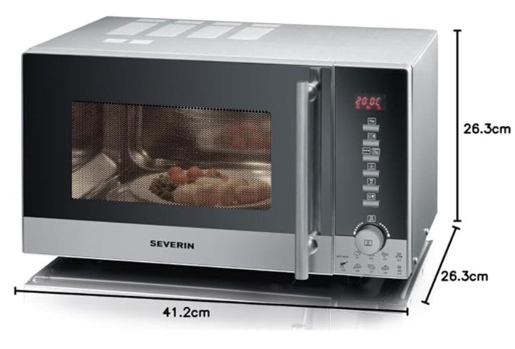 SEVERIN MW 9722 3-in-1 microwave, Ophalen, Combimagnetron, Gebruikt, Minder dan 45 cm