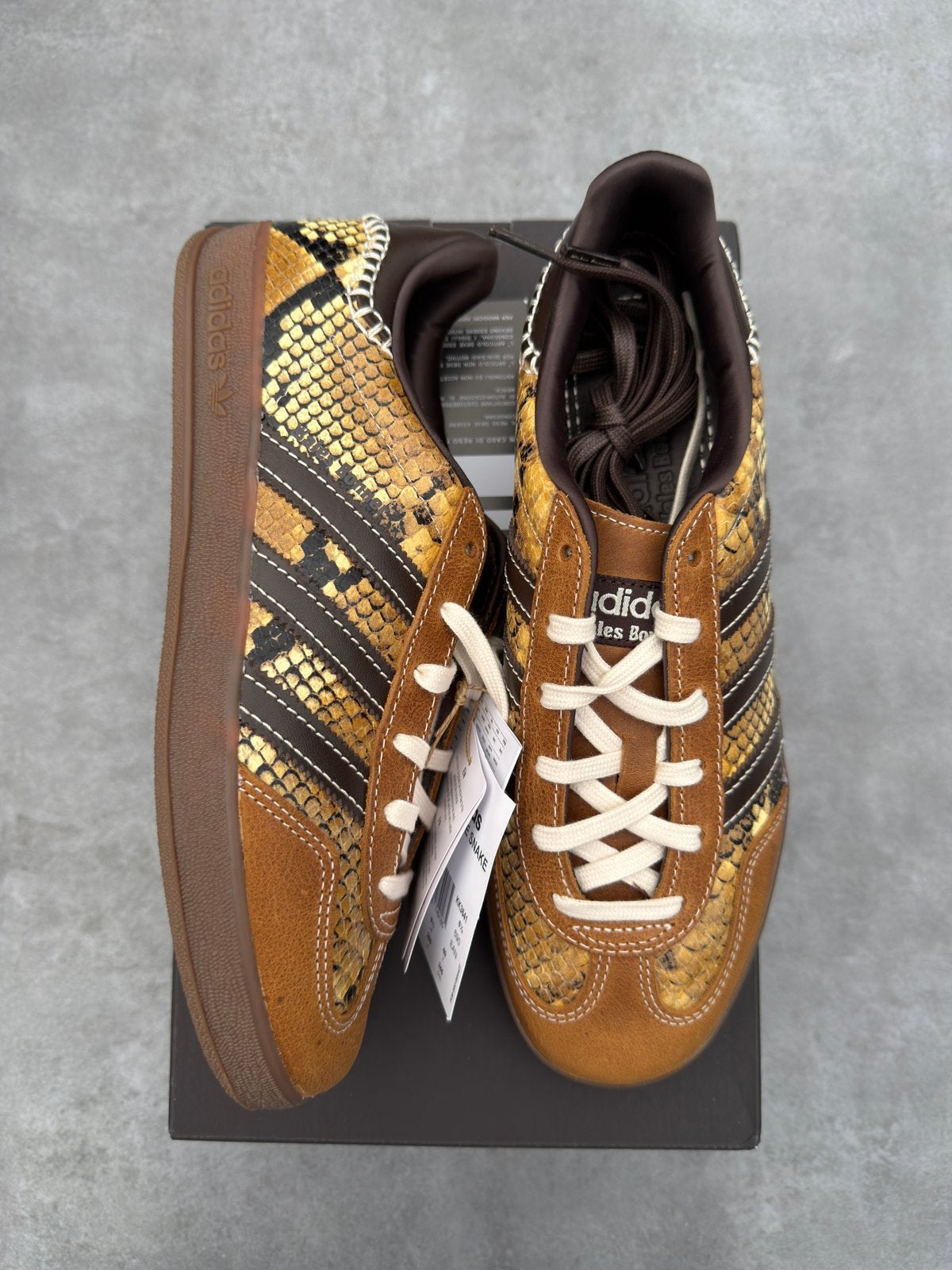 Adidas Gazelle Indoor Wales Bonner Snakeskin - Maat 40, --, Bruin, Nieuw, Ophalen of Verzenden