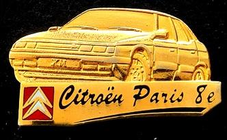 Citroën Paris- type XM- goudkleur pin, Verzenden, Nieuw, Transport, Speldje of Pin
