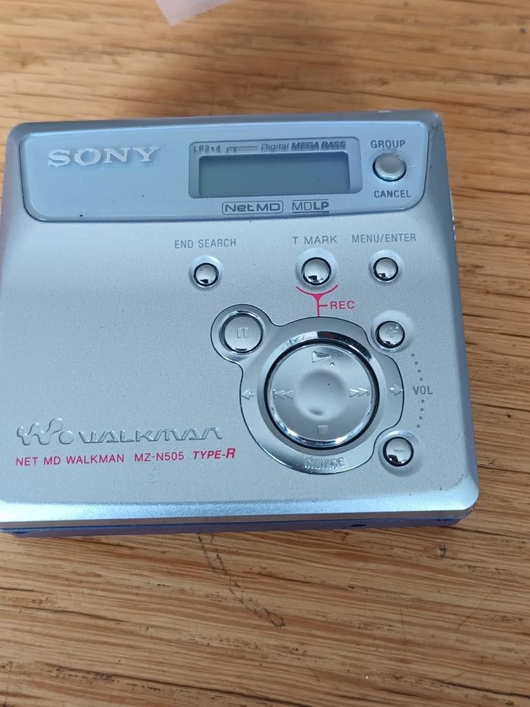 Sony Net MD Walkman MZ-N505 Type-R Minidisc-recorder, Audio, Tv en Foto, Walkmans, Discmans en Minidiscspelers, Ophalen of Verzenden