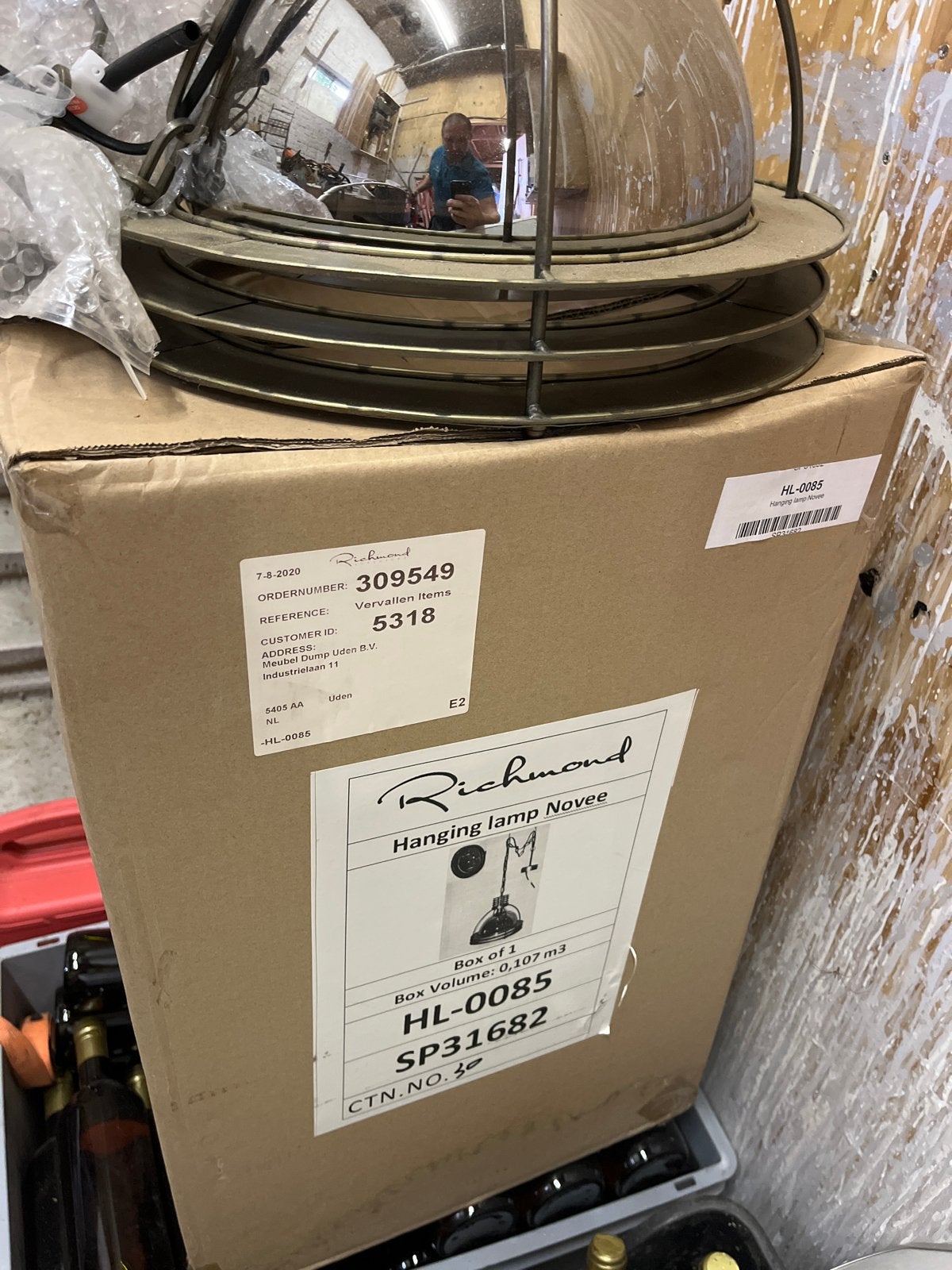 Richmond Hanging lamp Novee - Nieuw in doos, Ophalen, Nieuw, Metaal