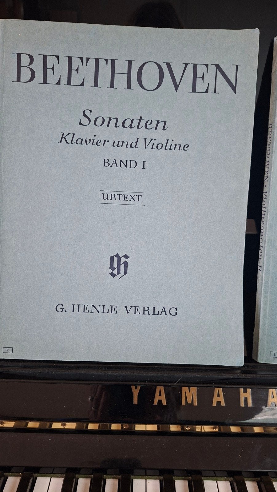 Beethoven Sonaten Klavier und Violine Band I en II Urtext, Klassiek, Ophalen of Verzenden, Zo goed als nieuw, Piano