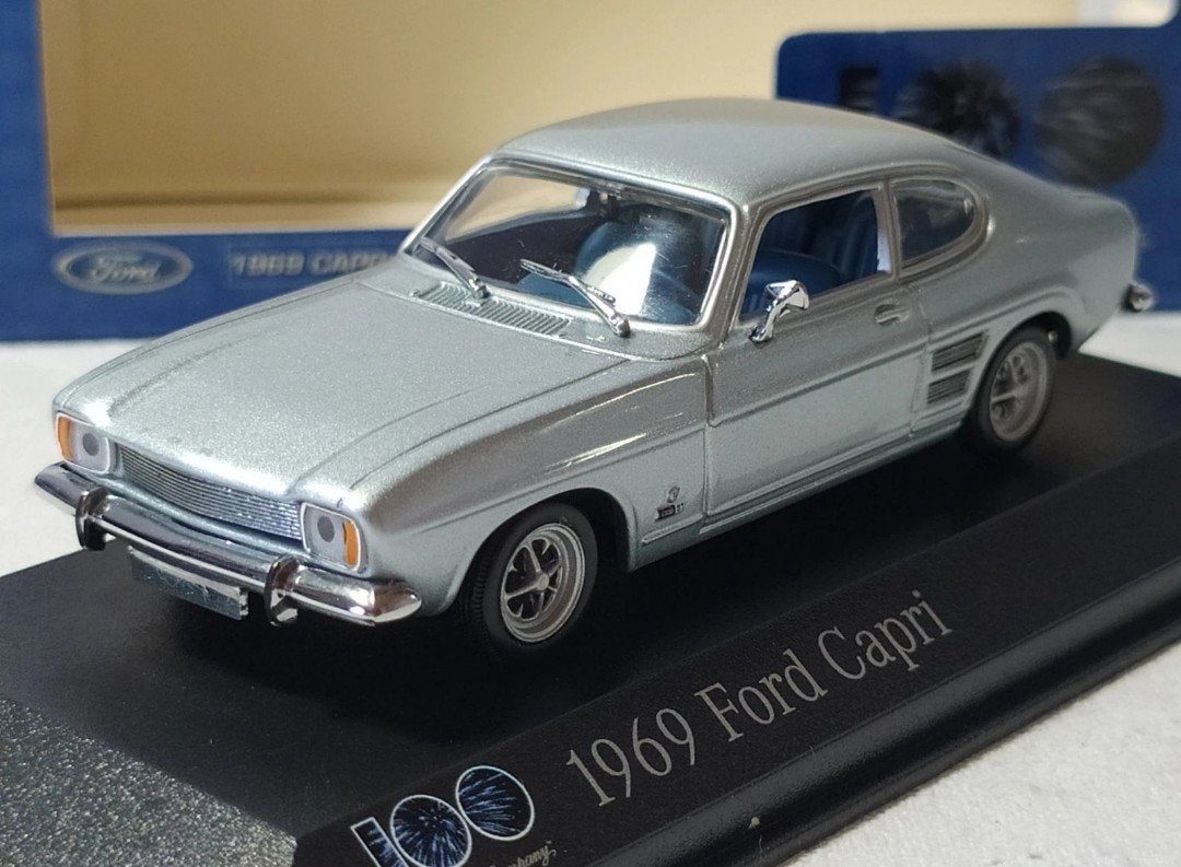 Ford Capri zilver '69 100 years Ford in originele verpakking, Ophalen of Verzenden, Auto