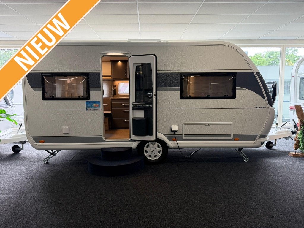 Hobby De Luxe 460 UFE ACTIEPRIJS!, Caravans en Kamperen, Rondzit, Hobby, Bedrijf, Overige typen