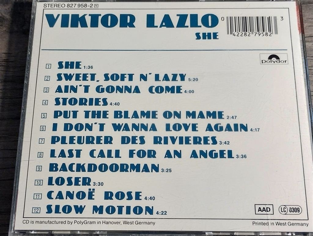 Viktor Lazlo - She, Ophalen of Verzenden, Zo goed als nieuw