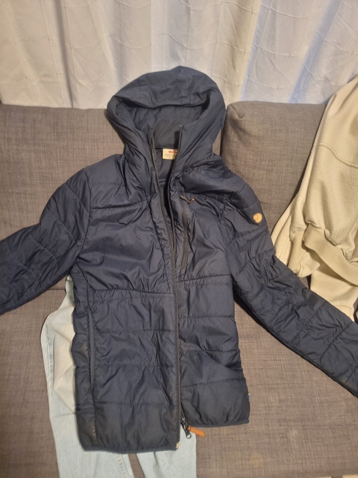 Fjällräven Keb Padded Hoodie - Heren - Maat L, Maat 52/54 (L), Blauw, Ophalen of Verzenden, Gedragen