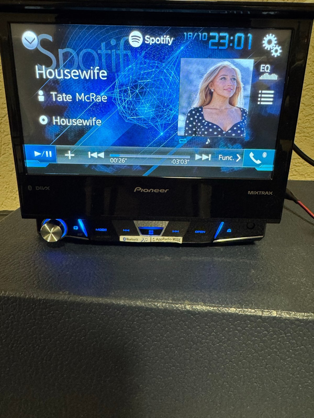 Pioneer AVH-X7800BT 1-DIN Multimedia Speler, Ophalen of Verzenden, Zo goed als nieuw