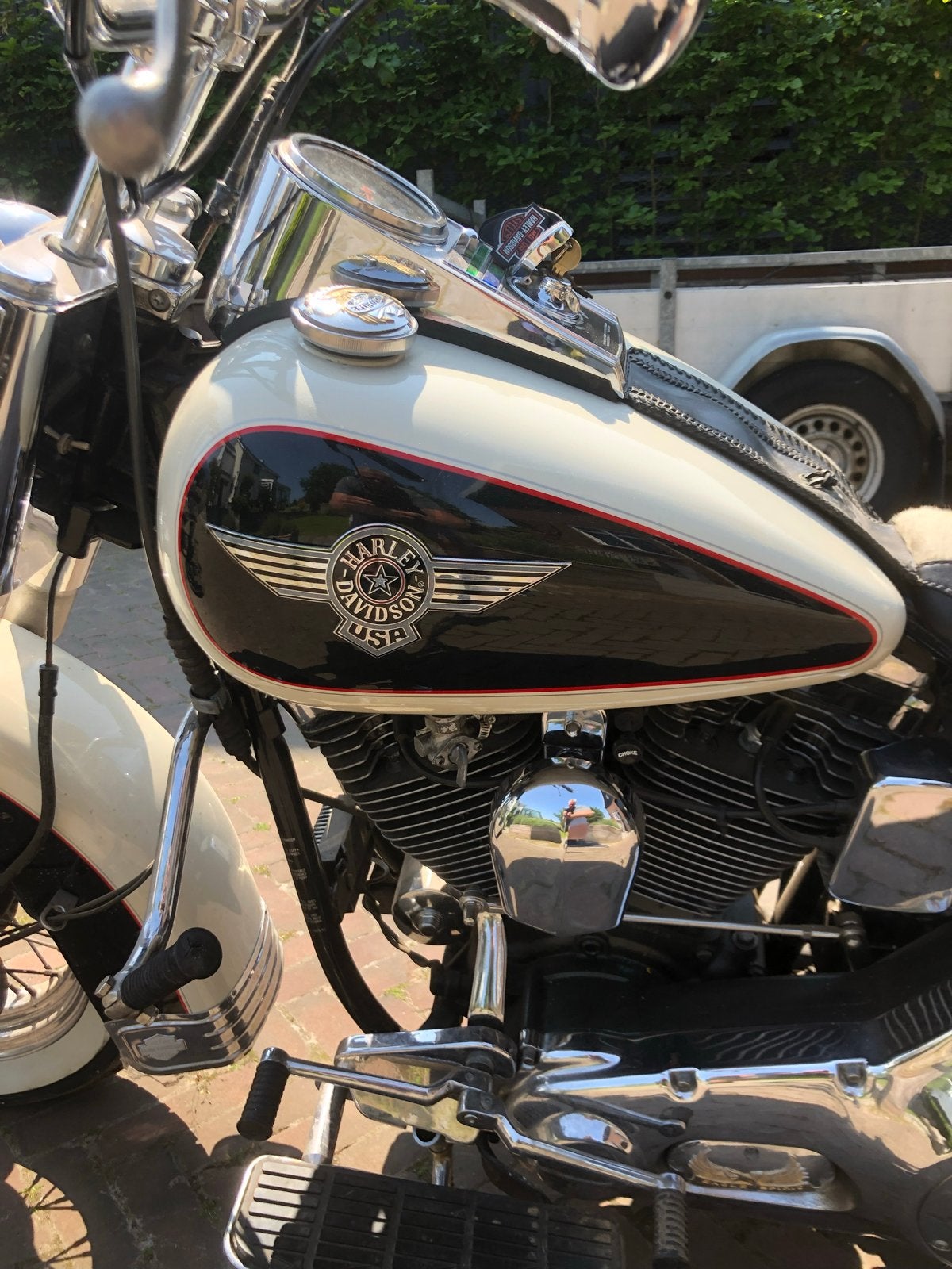 Harley-Davidson Softail Heritage Moo Glide 1993 - 90 Jaar Ju, Motoren, Motoren | Harley-Davidson, Particulier, Gebruikt, Chopper