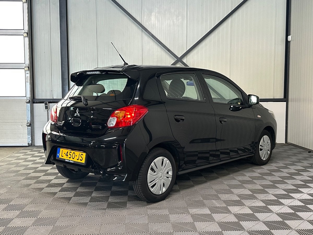 Mitsubishi Space Star 1.2 | Cool+ 5-Drs | Airco | Carplay, Auto's, Voorwielaandrijving, Gebruikt, 850 kg, Zwart