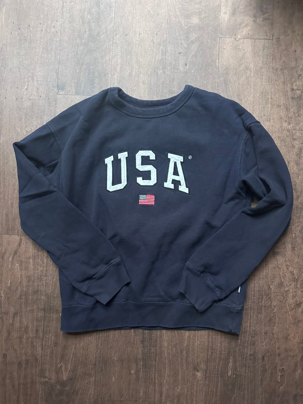 America Today trui donkerblauw maat S - goede staat, Blauw, Ophalen of Verzenden, Zo goed als nieuw, Maat 36 (S)