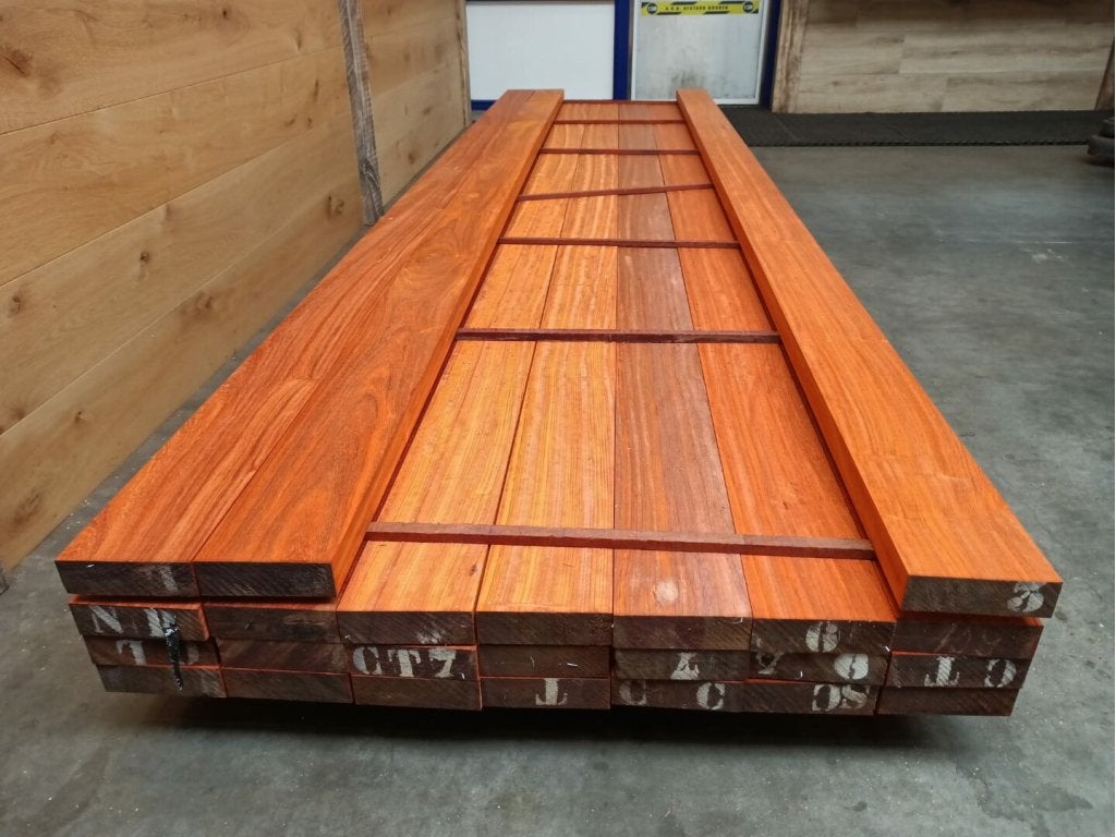 Padoek fijnhout planken  exclusief hardhout  planken/balken, Nieuw, Plank