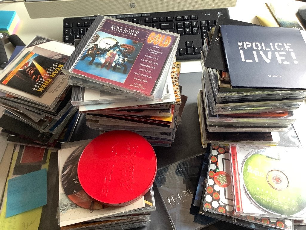 Partij verzameling 100 CD + singles VEEL PROMO's goede staat, Ophalen of Verzenden, Gebruikt