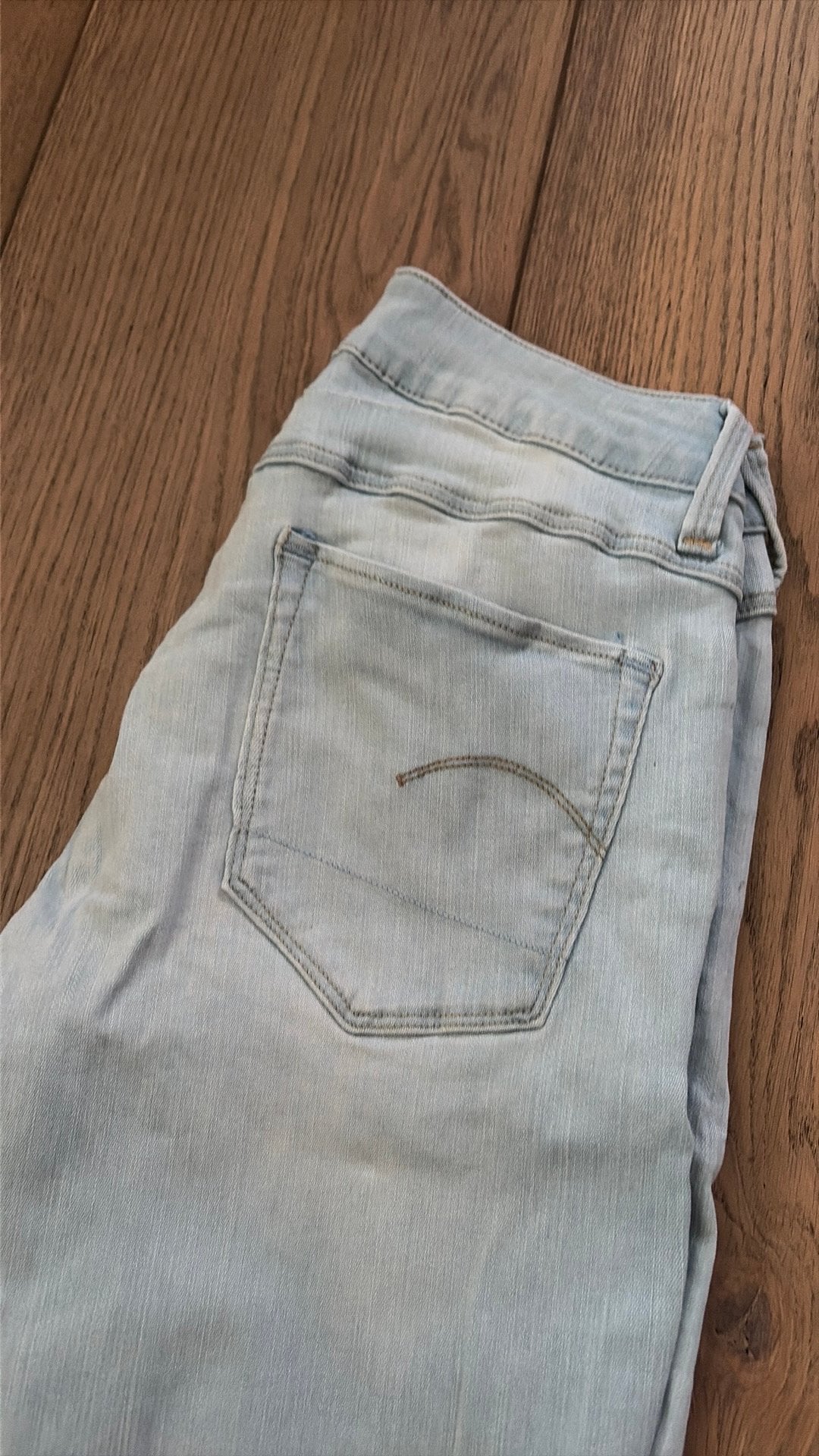G-Star Raw 3301 D-mid skinny ankle jeans 28-32, Ophalen of Verzenden, Zo goed als nieuw, Blauw, W28 - W29 (confectie 36)