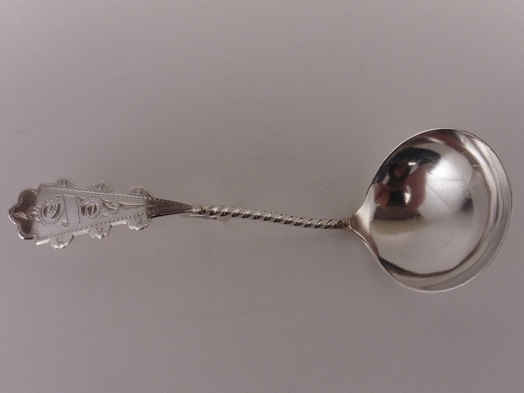 Zilveren roomlepel, Hanekam                              Z52