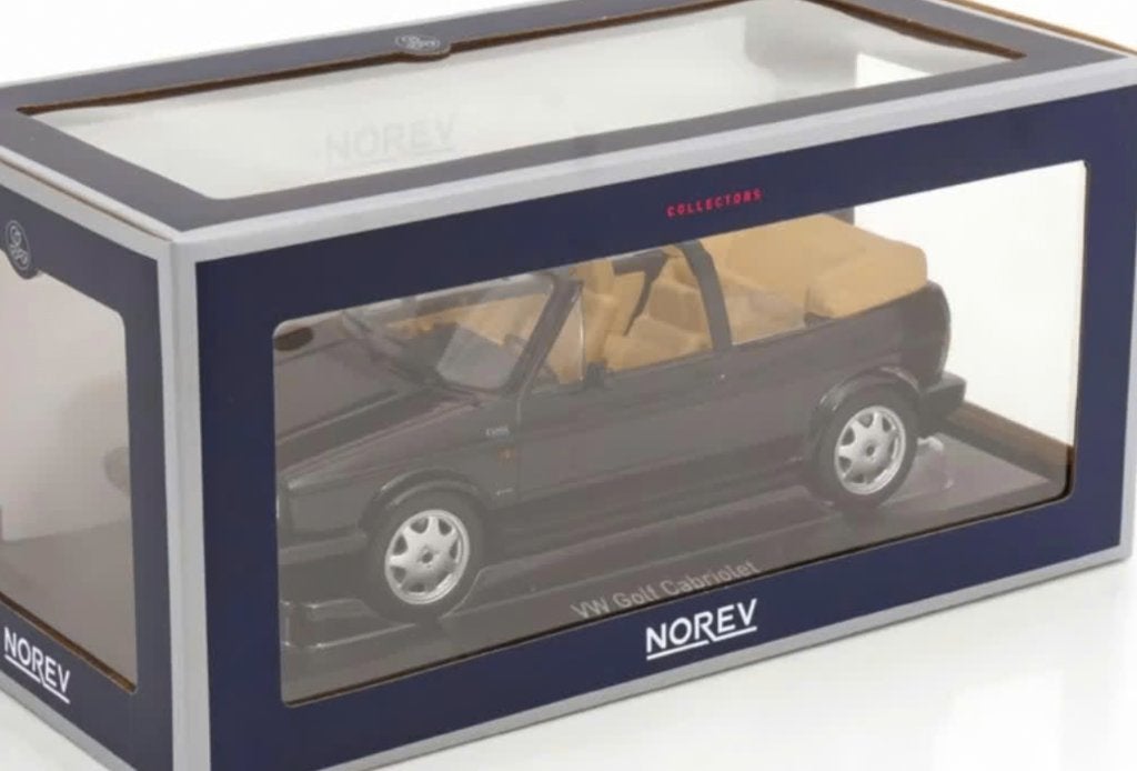 VW Golf Cabriolet 1992 Zwart schaal 1/18 NOREV ref. 188568, Hobby en Vrije tijd, Modelauto's | 1:18, Verzenden, Nieuw, Auto, Norev