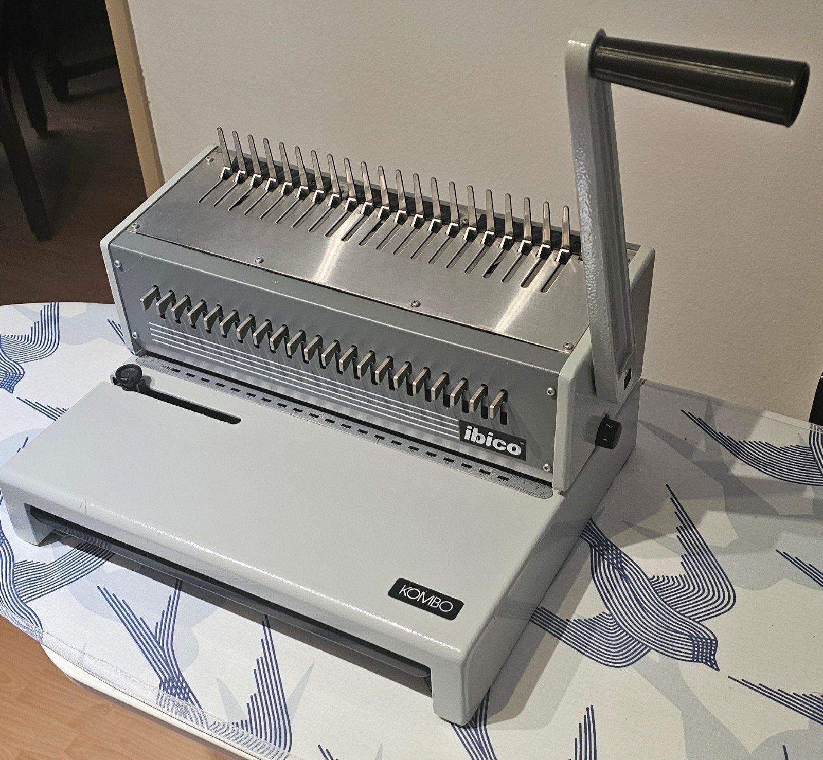 Ibico Kombo inbindmachine met inbindringen, Ophalen, Gebruikt