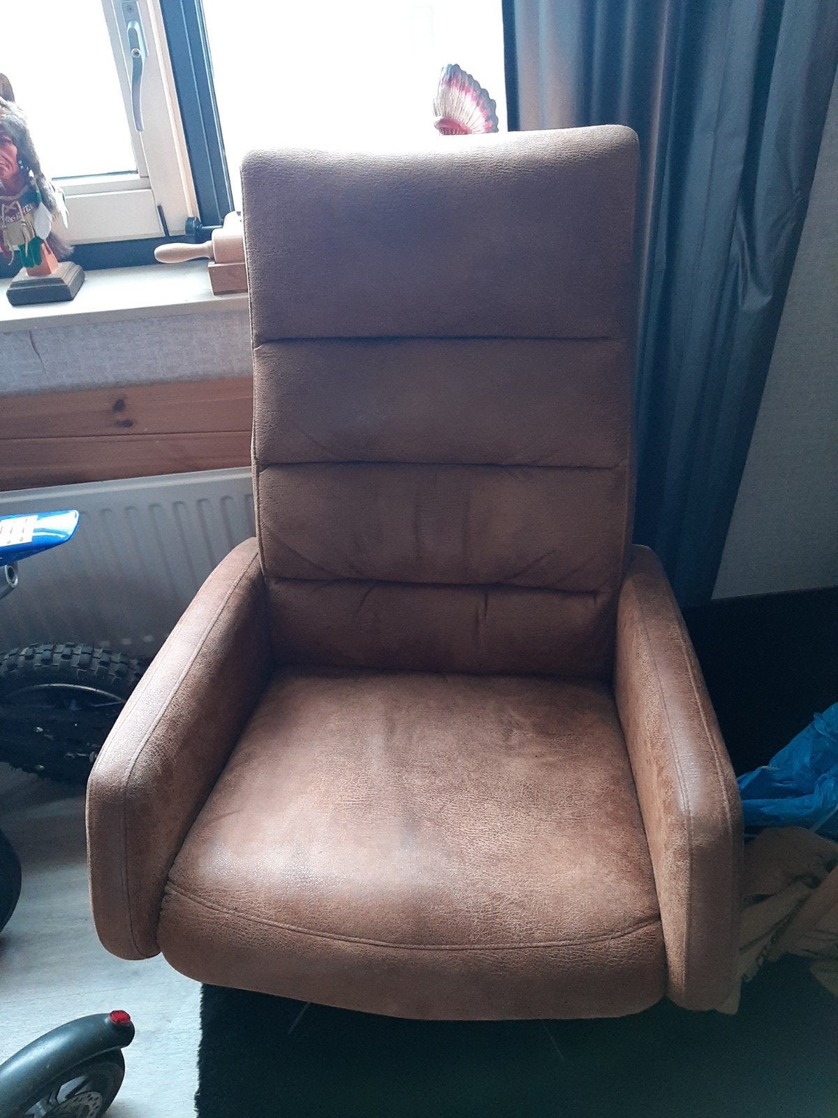 fauteuil stoel, Huis en Inrichting, Ophalen, Stof, 50 tot 75 cm