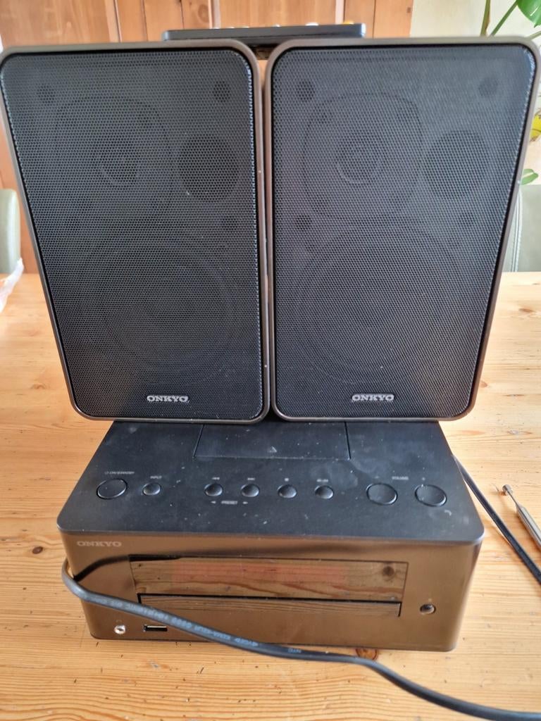 Onkyo CD speler met 2 boxen, Ophalen