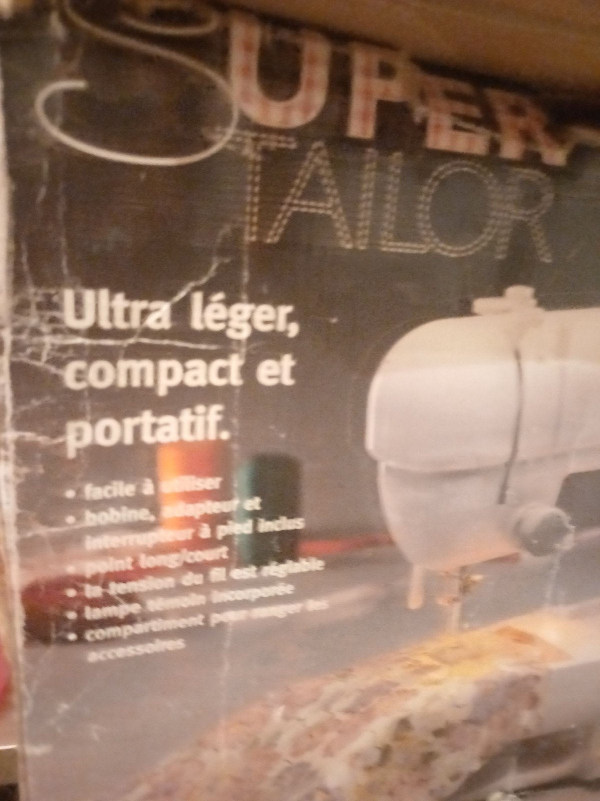Super Tailor Naaimachine - Ultra licht, compact en draagbaar, Ophalen of Verzenden, Gebruikt, Naaimachine, Overige merken