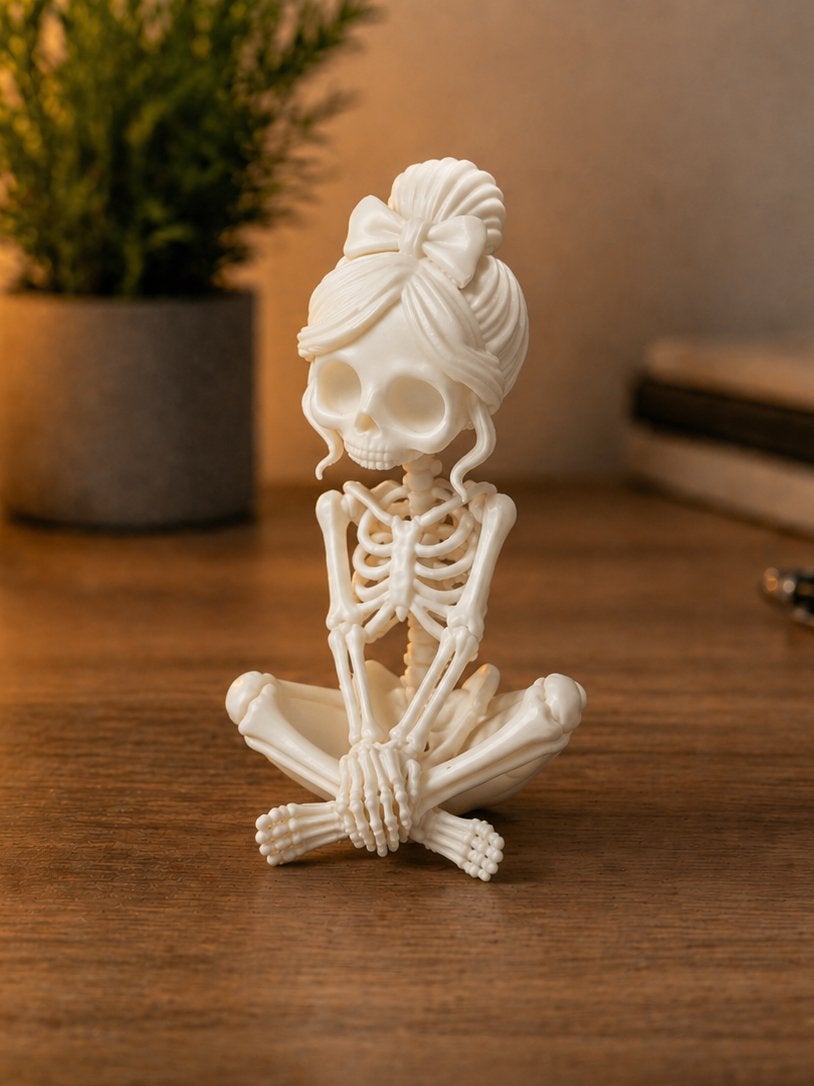 3D-geprinte Skelet Dame – decoratie., Ophalen of Verzenden, Nieuw
