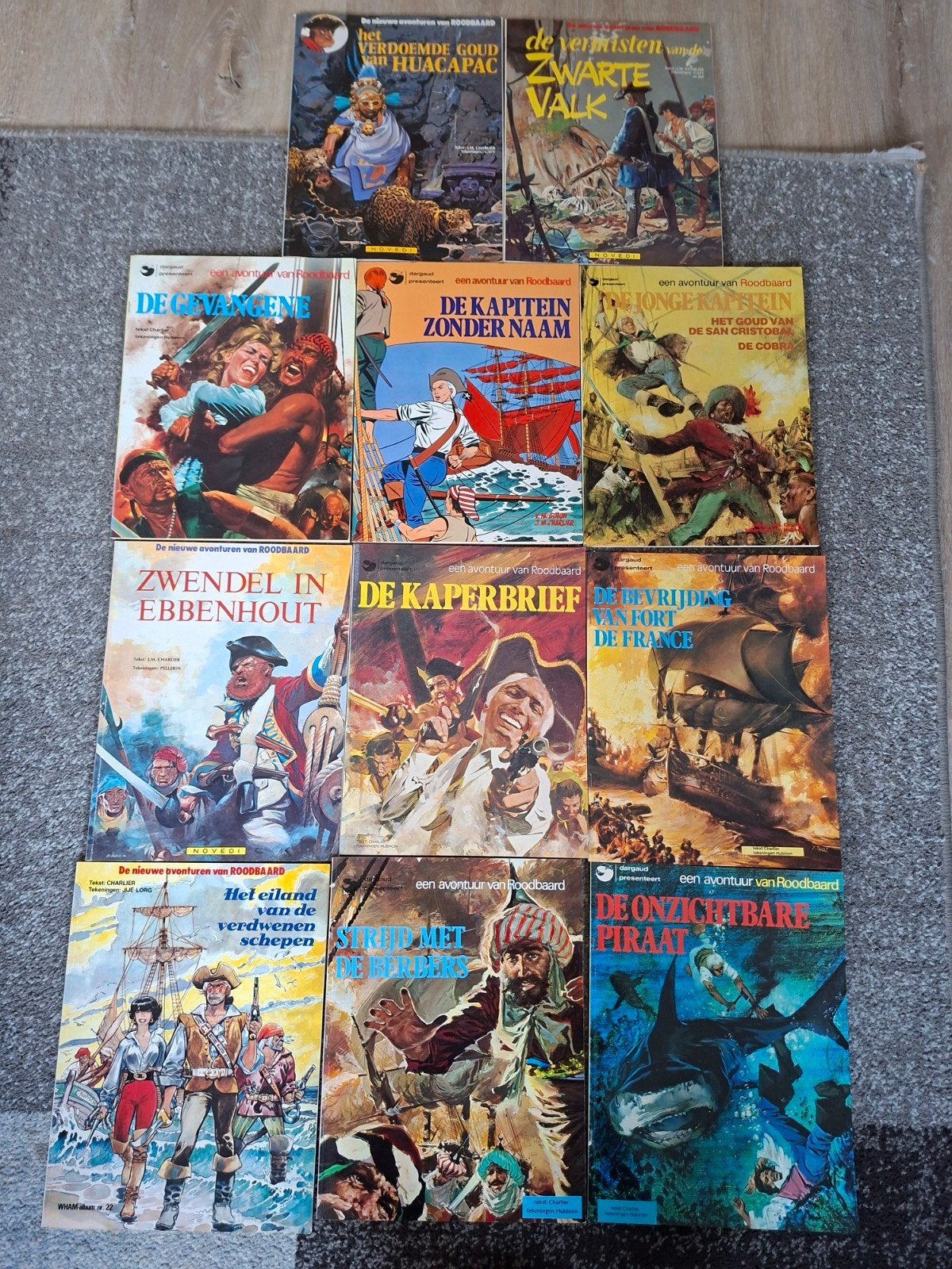 De avonturen van Roodbaard strips - 11x, Meerdere comics, Ophalen of Verzenden, Gelezen, Europa