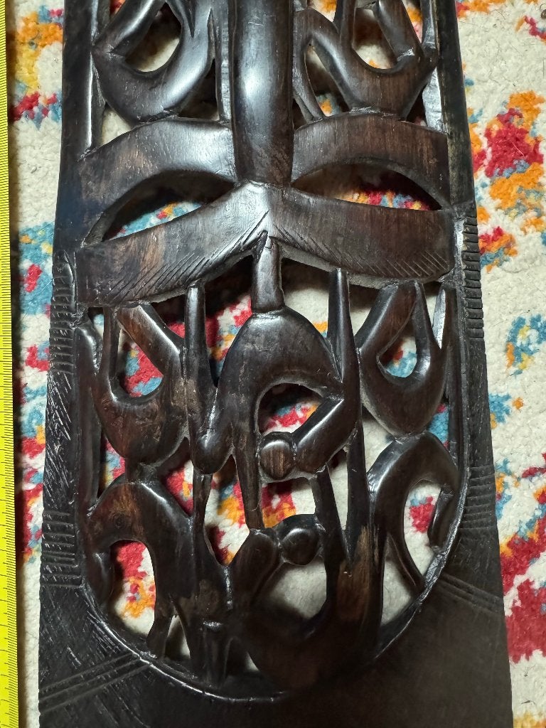 Afrikaans mooi masker!, Antiek en Kunst, Kunst | Niet-Westerse kunst, Hout, Bruin, Afrika, Masker