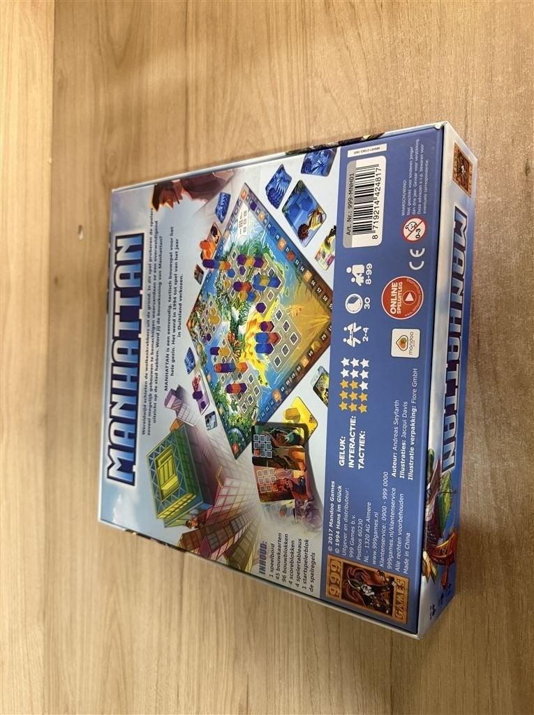 manhattan - 999 games - s6495, Hobby en Vrije tijd, Verzenden, Zo goed als nieuw