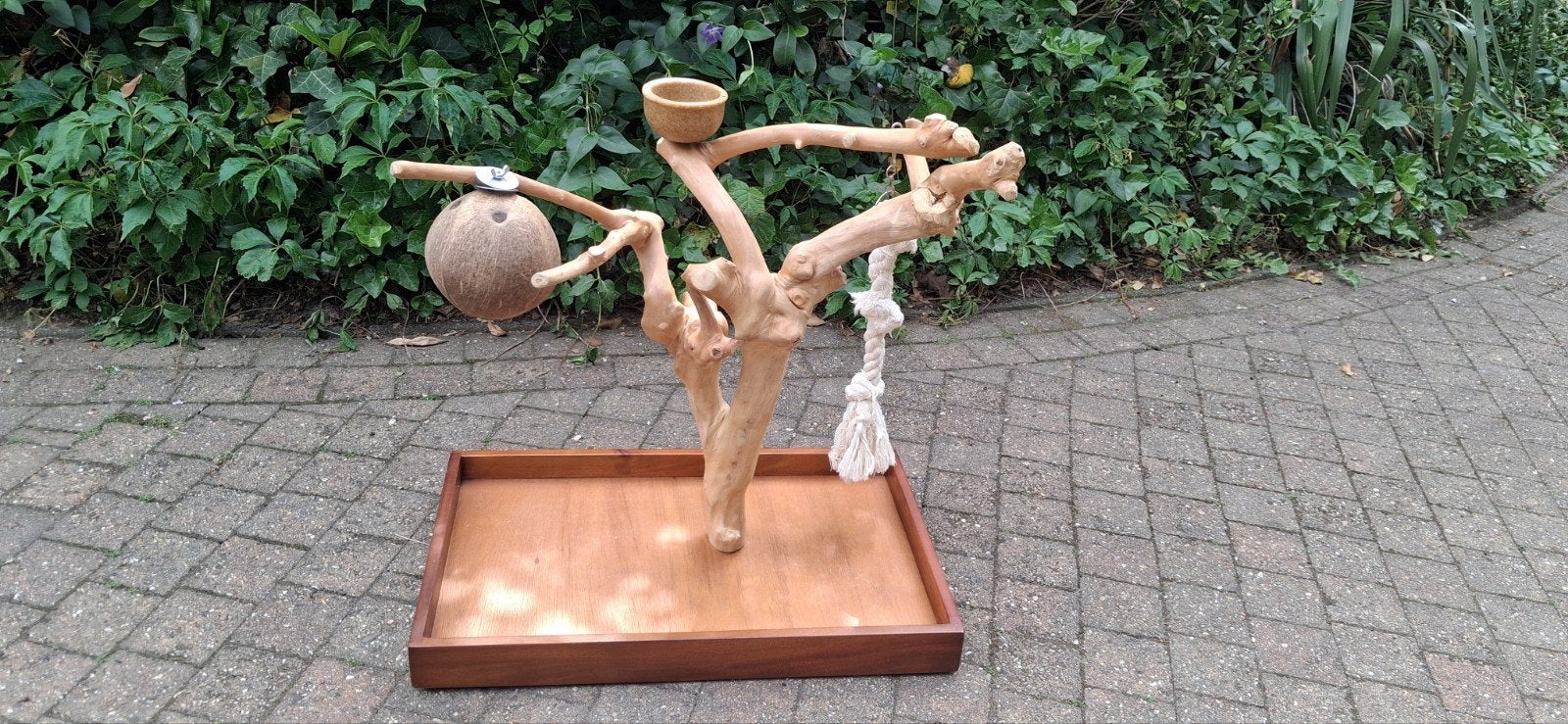 Speeltuin (kleine)papagaai: JAVA Mini Tree & accessoires, Ophalen, Zo goed als nieuw, Speelgoed